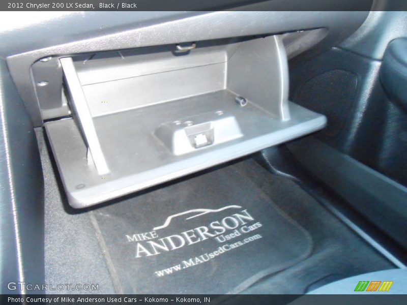 Black / Black 2012 Chrysler 200 LX Sedan