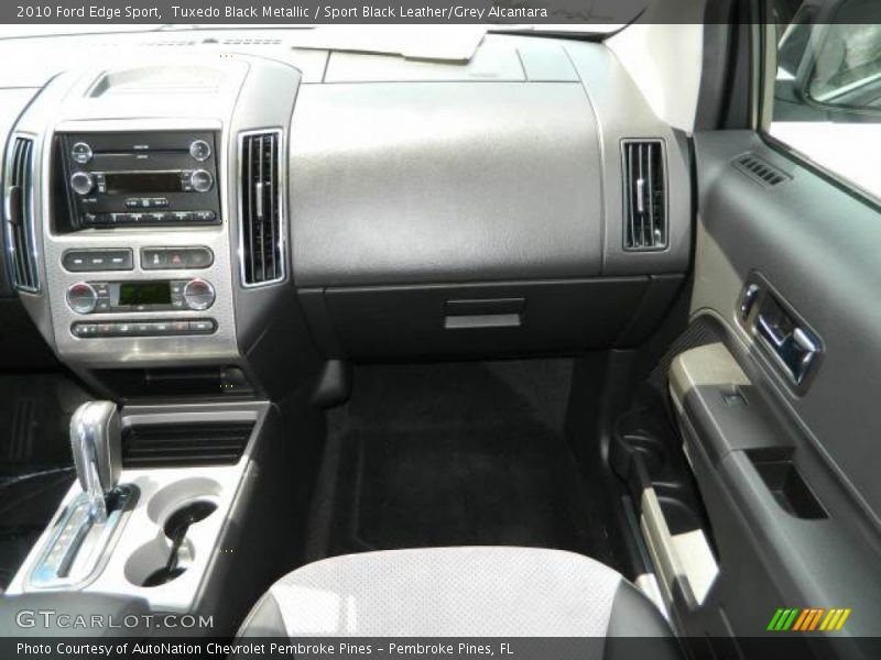 Tuxedo Black Metallic / Sport Black Leather/Grey Alcantara 2010 Ford Edge Sport