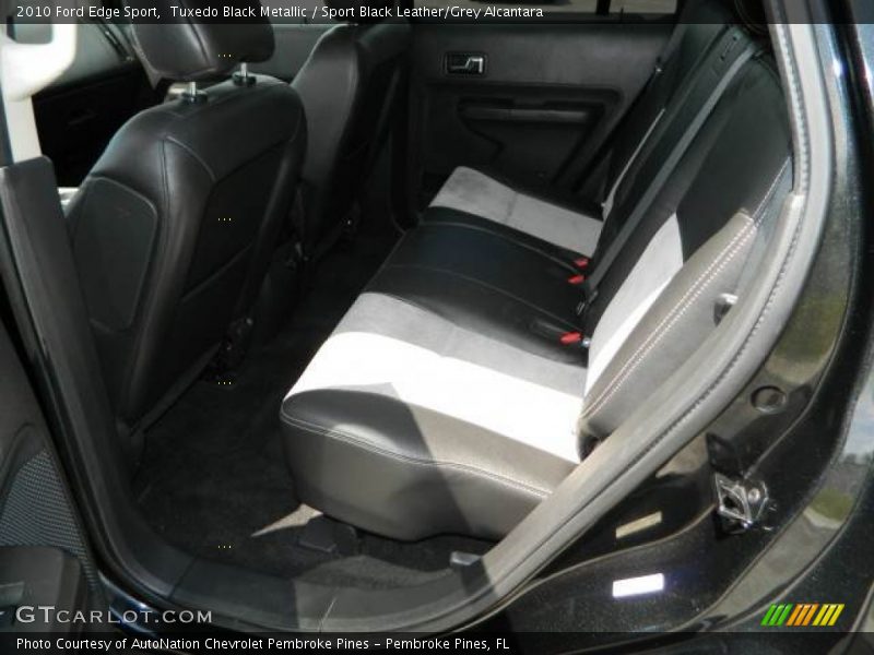 Tuxedo Black Metallic / Sport Black Leather/Grey Alcantara 2010 Ford Edge Sport