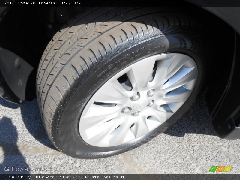Black / Black 2012 Chrysler 200 LX Sedan