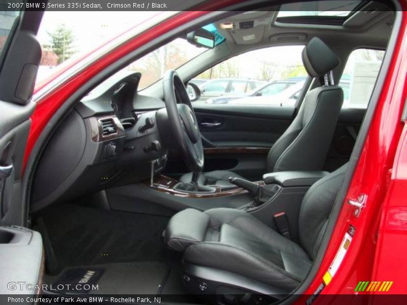 Crimson Red / Black 2007 BMW 3 Series 335i Sedan