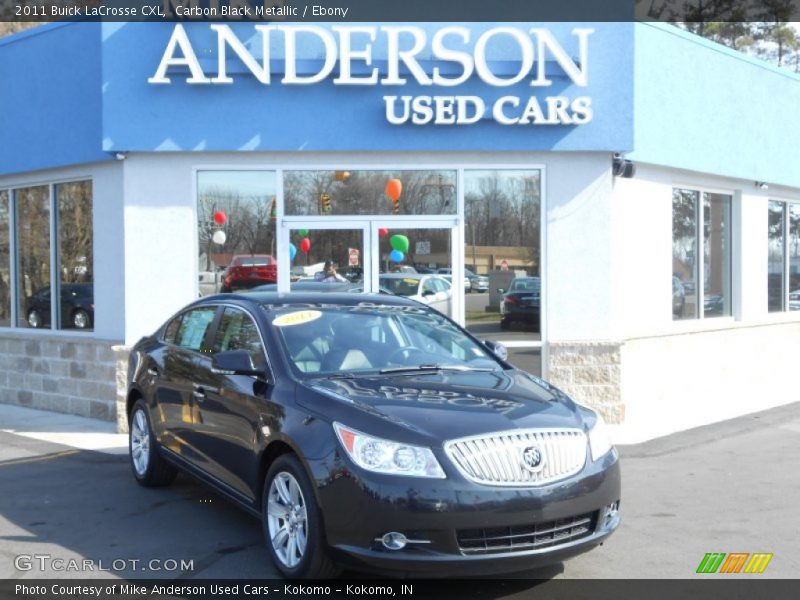 Carbon Black Metallic / Ebony 2011 Buick LaCrosse CXL