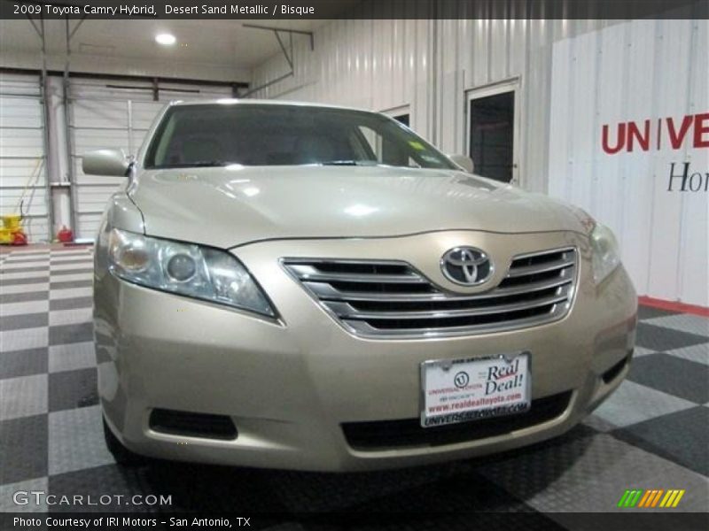 Desert Sand Metallic / Bisque 2009 Toyota Camry Hybrid