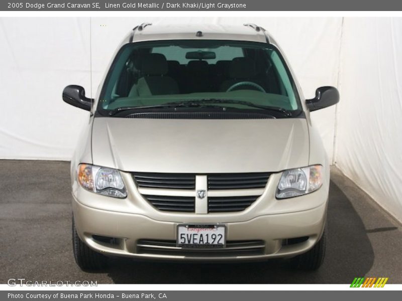 Linen Gold Metallic / Dark Khaki/Light Graystone 2005 Dodge Grand Caravan SE