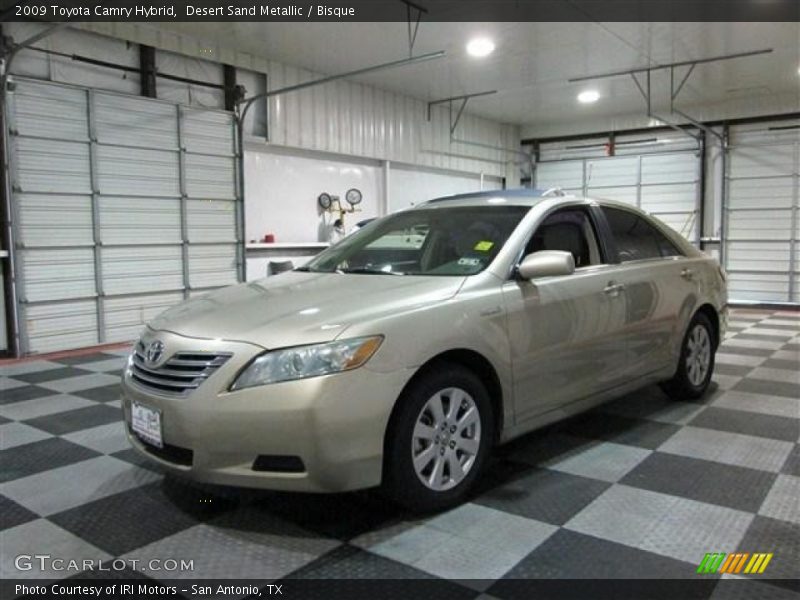 Desert Sand Metallic / Bisque 2009 Toyota Camry Hybrid