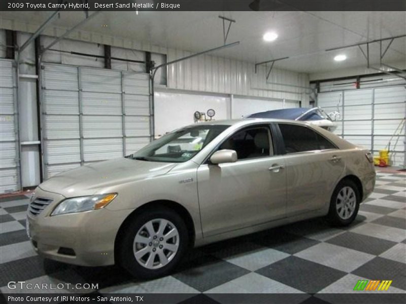 Desert Sand Metallic / Bisque 2009 Toyota Camry Hybrid