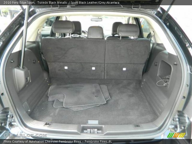 Tuxedo Black Metallic / Sport Black Leather/Grey Alcantara 2010 Ford Edge Sport
