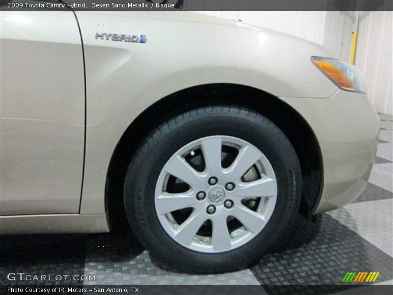Desert Sand Metallic / Bisque 2009 Toyota Camry Hybrid
