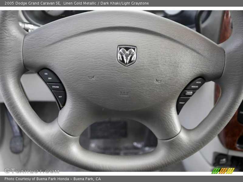 Linen Gold Metallic / Dark Khaki/Light Graystone 2005 Dodge Grand Caravan SE