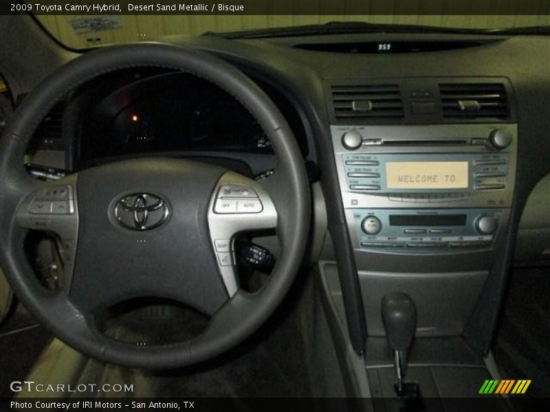 Desert Sand Metallic / Bisque 2009 Toyota Camry Hybrid
