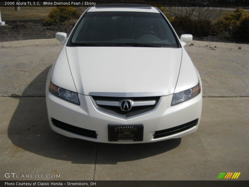 White Diamond Pearl / Ebony 2006 Acura TL 3.2