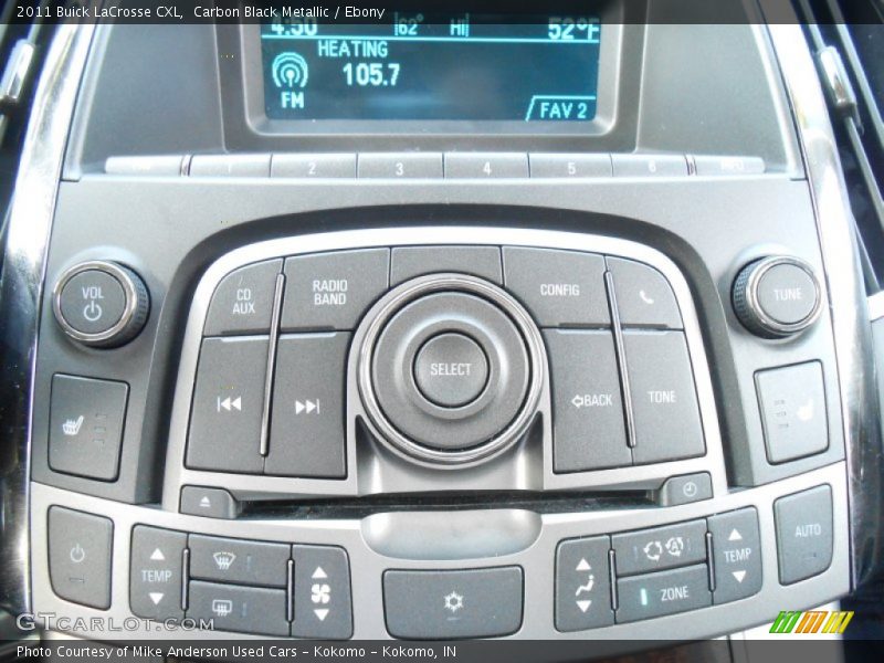 Carbon Black Metallic / Ebony 2011 Buick LaCrosse CXL