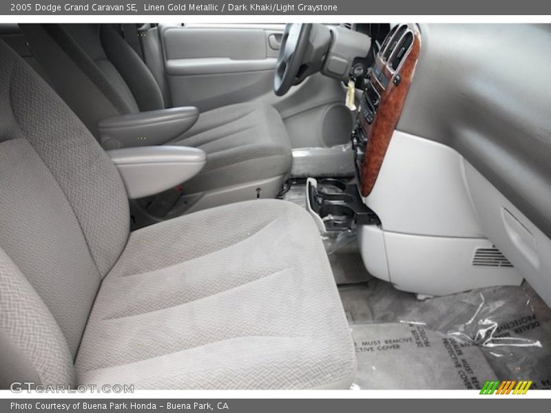 Linen Gold Metallic / Dark Khaki/Light Graystone 2005 Dodge Grand Caravan SE