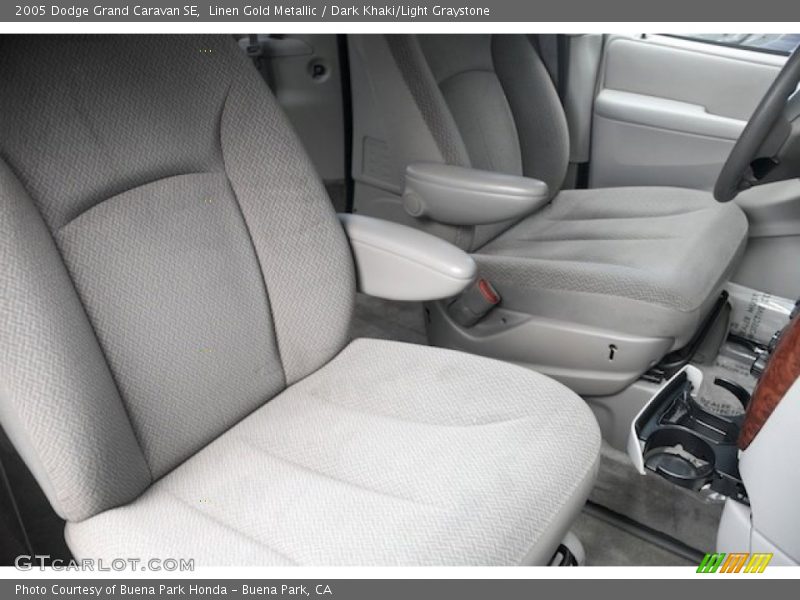 Linen Gold Metallic / Dark Khaki/Light Graystone 2005 Dodge Grand Caravan SE