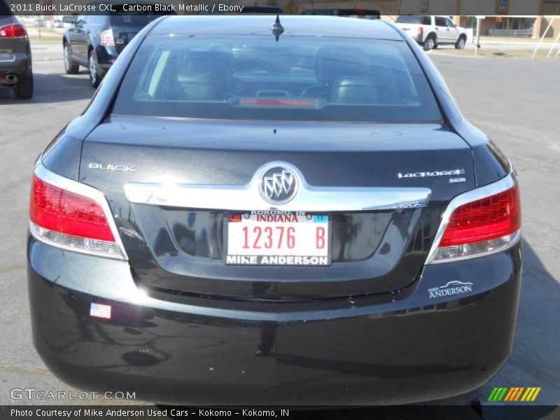 Carbon Black Metallic / Ebony 2011 Buick LaCrosse CXL