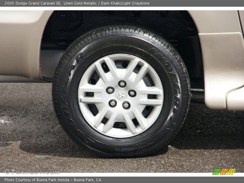 Linen Gold Metallic / Dark Khaki/Light Graystone 2005 Dodge Grand Caravan SE
