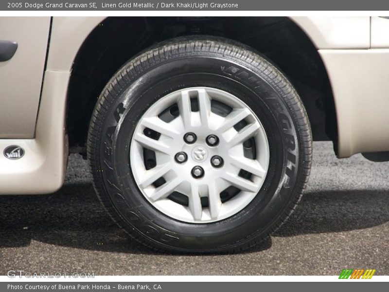 Linen Gold Metallic / Dark Khaki/Light Graystone 2005 Dodge Grand Caravan SE