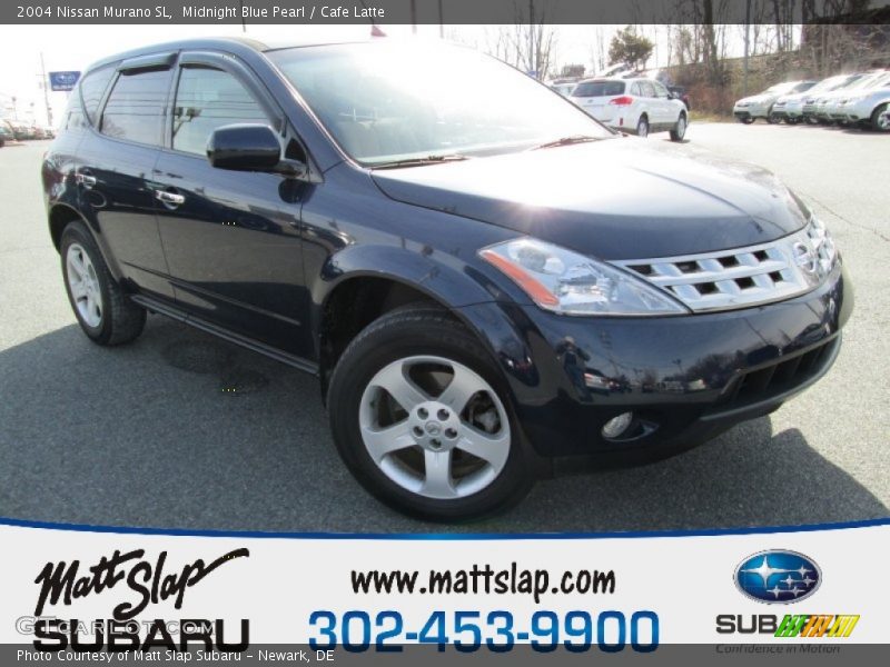 Midnight Blue Pearl / Cafe Latte 2004 Nissan Murano SL