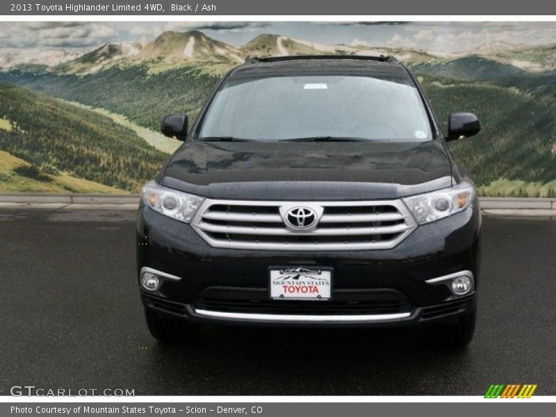 Black / Ash 2013 Toyota Highlander Limited 4WD