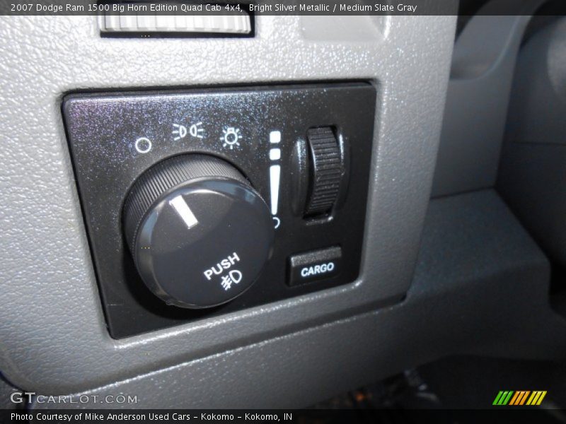 Bright Silver Metallic / Medium Slate Gray 2007 Dodge Ram 1500 Big Horn Edition Quad Cab 4x4
