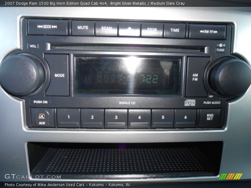 Audio System of 2007 Ram 1500 Big Horn Edition Quad Cab 4x4