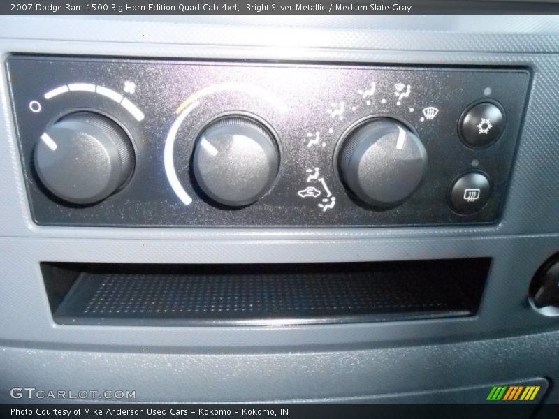 Controls of 2007 Ram 1500 Big Horn Edition Quad Cab 4x4