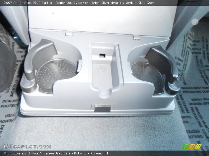 Bright Silver Metallic / Medium Slate Gray 2007 Dodge Ram 1500 Big Horn Edition Quad Cab 4x4