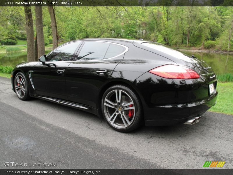 Black / Black 2011 Porsche Panamera Turbo
