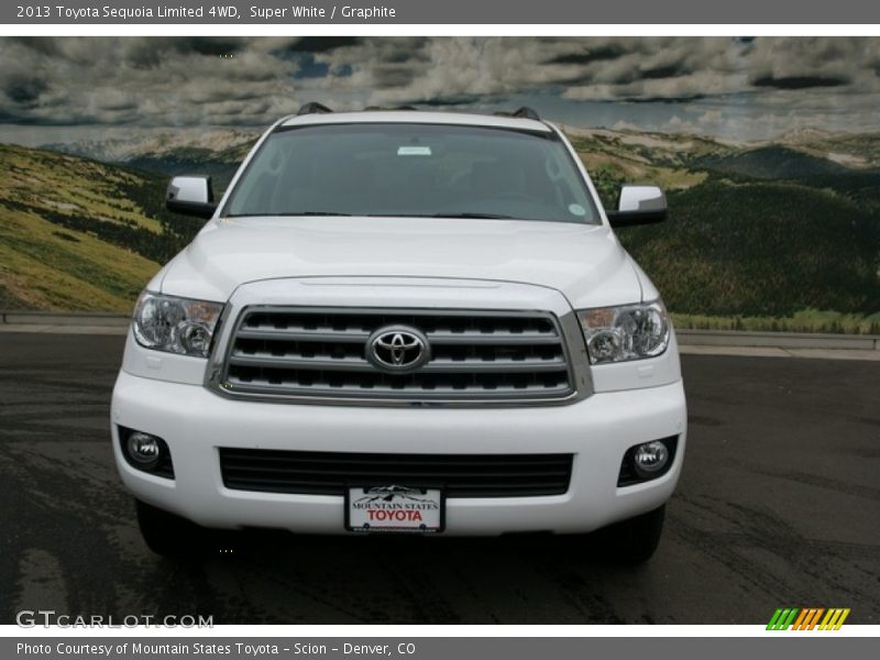 Super White / Graphite 2013 Toyota Sequoia Limited 4WD