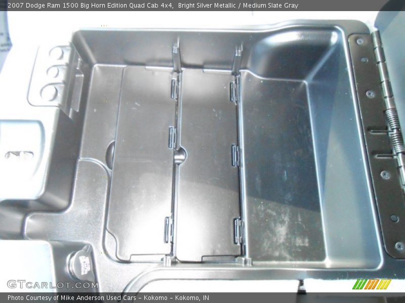 Bright Silver Metallic / Medium Slate Gray 2007 Dodge Ram 1500 Big Horn Edition Quad Cab 4x4