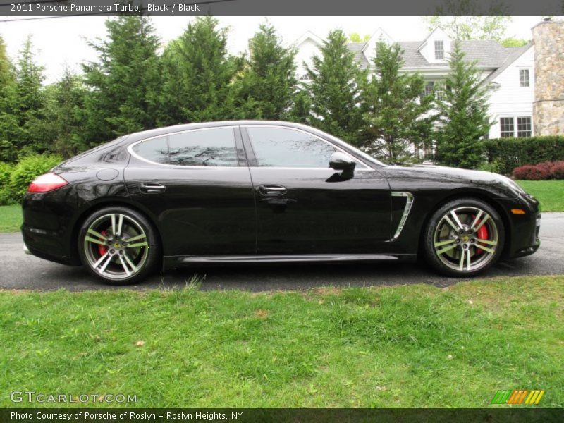 Black / Black 2011 Porsche Panamera Turbo