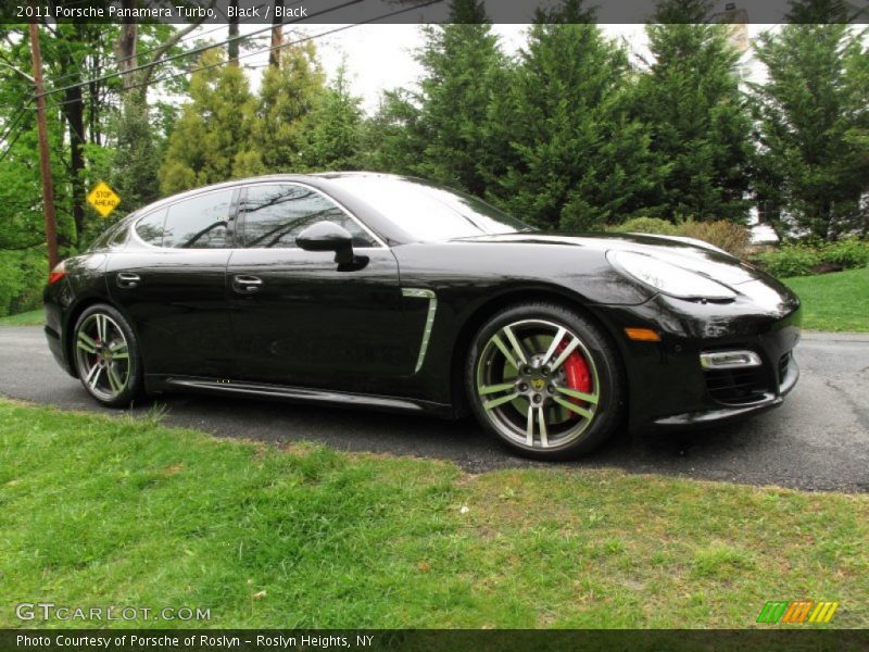 Black / Black 2011 Porsche Panamera Turbo