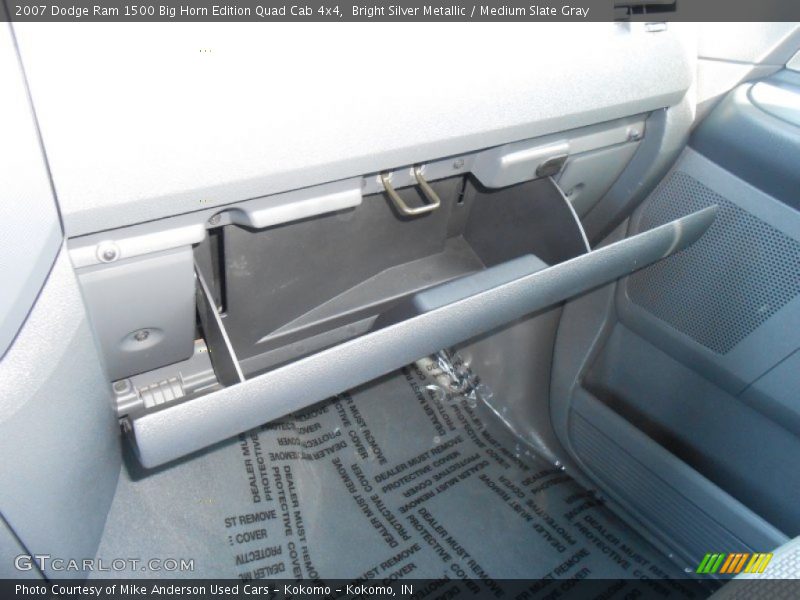 Bright Silver Metallic / Medium Slate Gray 2007 Dodge Ram 1500 Big Horn Edition Quad Cab 4x4