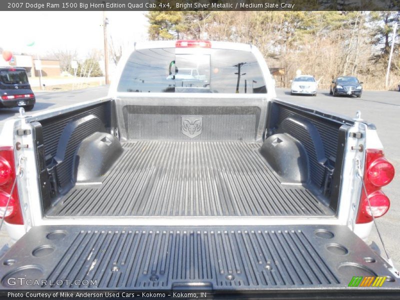 Bright Silver Metallic / Medium Slate Gray 2007 Dodge Ram 1500 Big Horn Edition Quad Cab 4x4