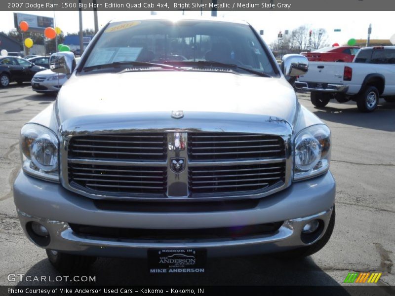 Bright Silver Metallic / Medium Slate Gray 2007 Dodge Ram 1500 Big Horn Edition Quad Cab 4x4