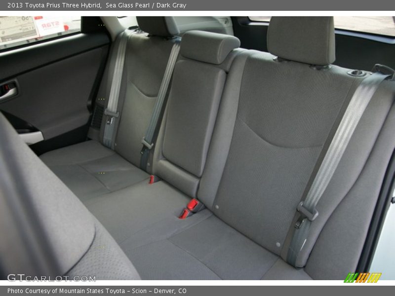 Sea Glass Pearl / Dark Gray 2013 Toyota Prius Three Hybrid