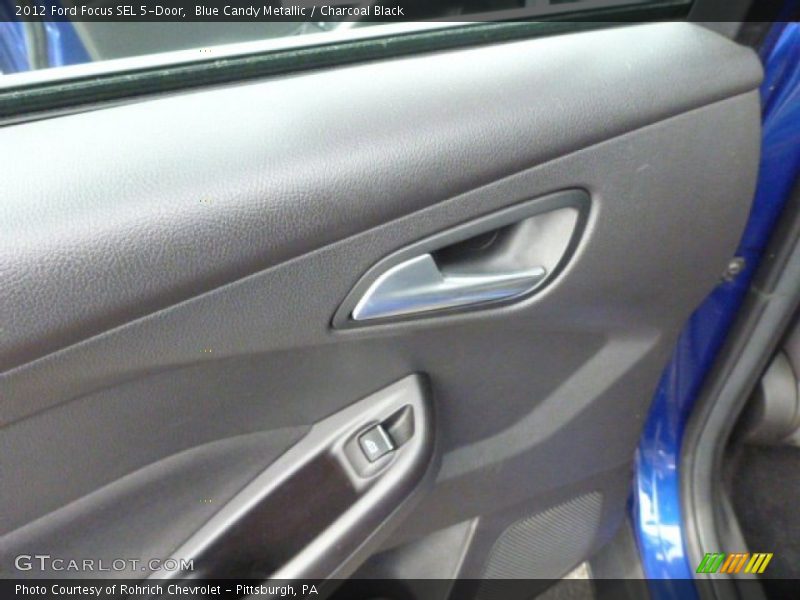 Blue Candy Metallic / Charcoal Black 2012 Ford Focus SEL 5-Door