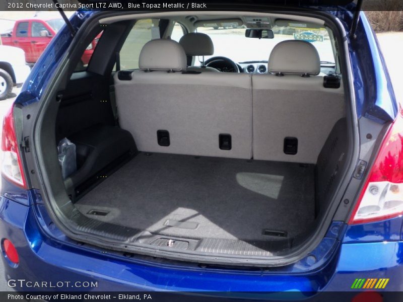 Blue Topaz Metallic / Black 2012 Chevrolet Captiva Sport LTZ AWD