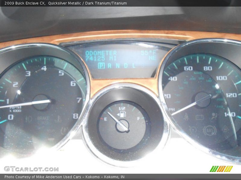 Quicksilver Metallic / Dark Titanium/Titanium 2009 Buick Enclave CX