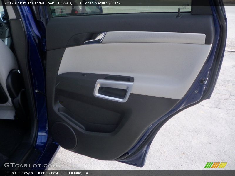Blue Topaz Metallic / Black 2012 Chevrolet Captiva Sport LTZ AWD