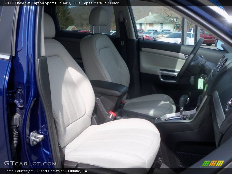 Blue Topaz Metallic / Black 2012 Chevrolet Captiva Sport LTZ AWD