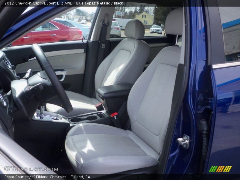 Blue Topaz Metallic / Black 2012 Chevrolet Captiva Sport LTZ AWD