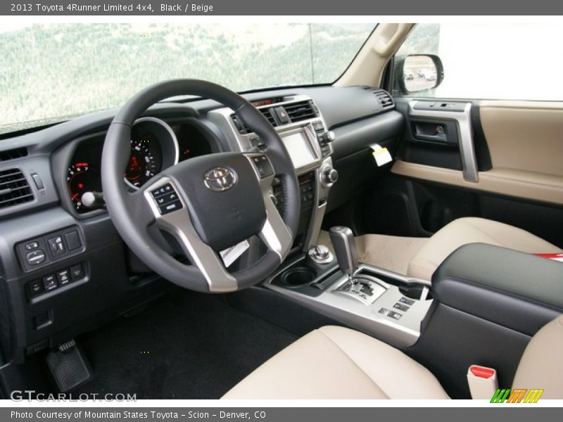 Black / Beige 2013 Toyota 4Runner Limited 4x4
