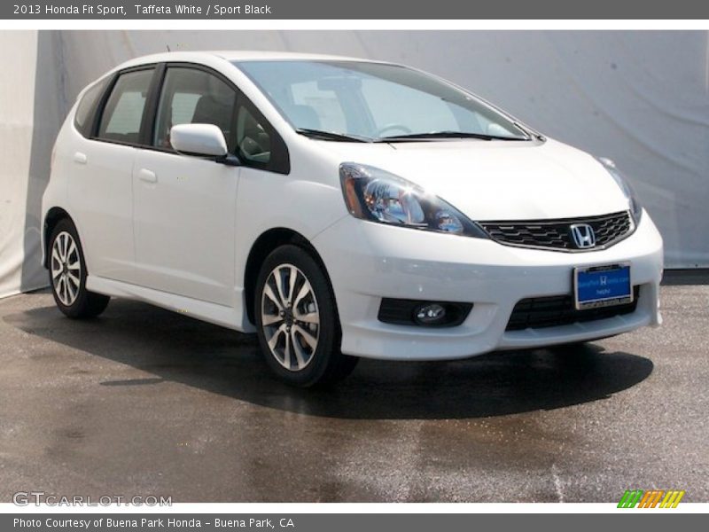 Taffeta White / Sport Black 2013 Honda Fit Sport