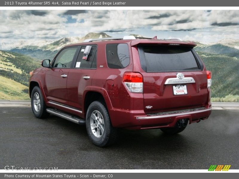 Salsa Red Pearl / Sand Beige Leather 2013 Toyota 4Runner SR5 4x4