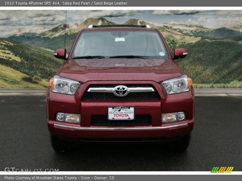 Salsa Red Pearl / Sand Beige Leather 2013 Toyota 4Runner SR5 4x4
