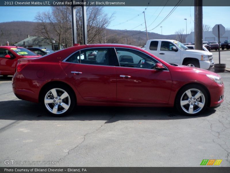 Crystal Red Tintcoat / Jet Black/Brownstone 2013 Chevrolet Malibu LTZ