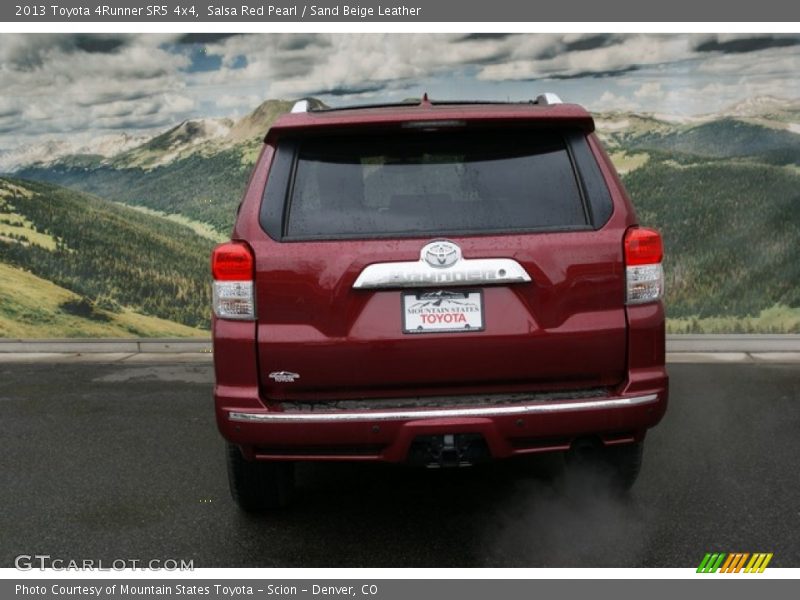 Salsa Red Pearl / Sand Beige Leather 2013 Toyota 4Runner SR5 4x4
