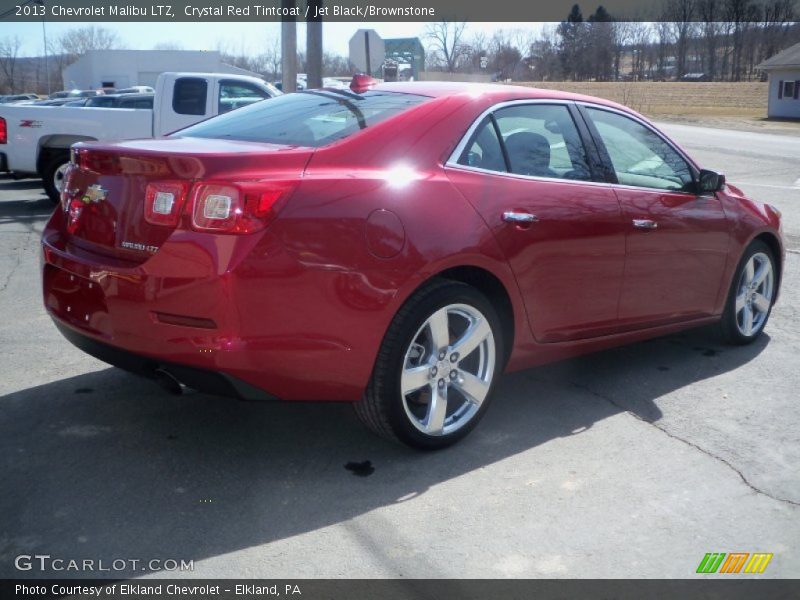 Crystal Red Tintcoat / Jet Black/Brownstone 2013 Chevrolet Malibu LTZ