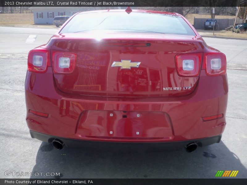 Crystal Red Tintcoat / Jet Black/Brownstone 2013 Chevrolet Malibu LTZ